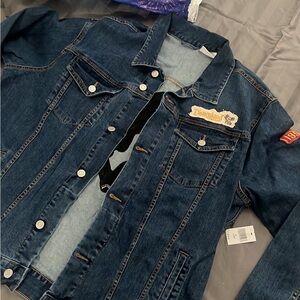 disneyland mickey mouse denim jacket.  New with tags.  Size XL